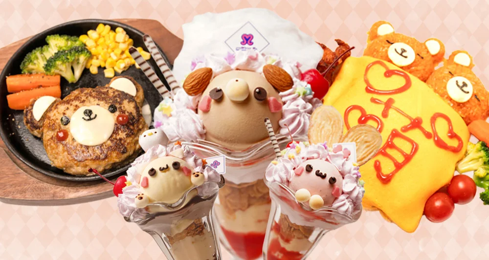 Colorful signature dishes